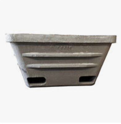 Pour la remise en fusion des déchets d'aluminium
