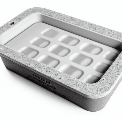 Moule de pierre artificielle sans danger pour congélateur avec revêtement antiadhésif facile à nettoyer