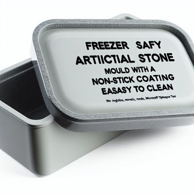 Moule de pierre artificielle sans danger pour congélateur avec revêtement antiadhésif facile à nettoyer