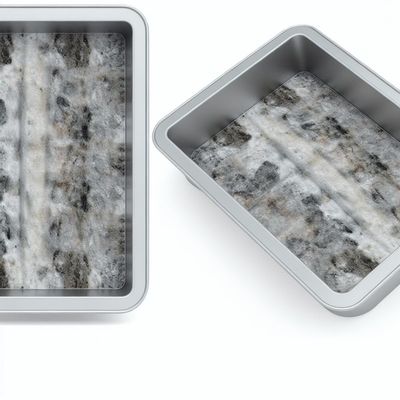 Moule de pierre artificielle sans danger pour congélateur avec revêtement antiadhésif facile à nettoyer