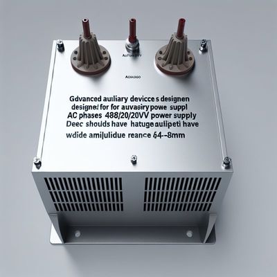 Appareils auxiliaires avancés pour l'alimentation en courant alternatif à trois phases 480/380/240/220V et une large plage d'amplitude de 4-8 mm