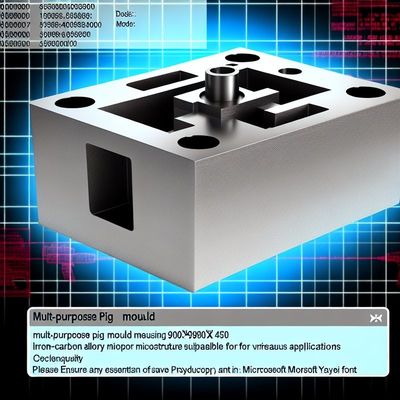 Microstructure en alliage fer-carbone à usage multiple 900×900×450