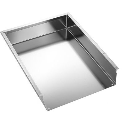 Bac de récupération des cendres à finition argentée pour une élimination facile des cendres dans les environnements industriels