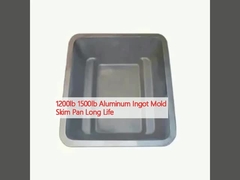 1200lb 1500lb en aluminium ingot moule Skim Pan longue durée de vie
